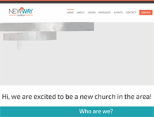 Tablet Screenshot of newwaychurch.net